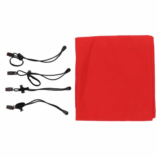 1x2m Red Backdrop Cloth Compatible with Photography