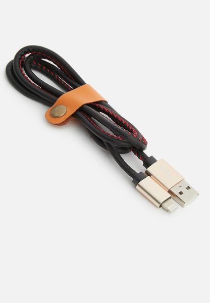 Digital Nomad - Vegan Leather Cable - Black