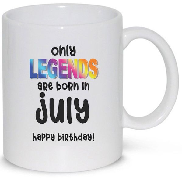 Only Legends Are Born In July Birthday Gift 11Oz Premium Coffee Mug