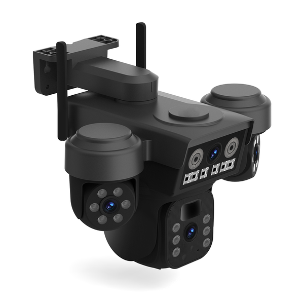 Solar monitoring, low power consumption, three lenses and three screens