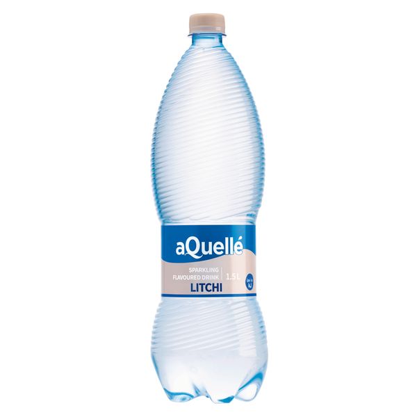 aQuelle - Litchi Flavoured Sparkling Drink - 6 x 1.5 L