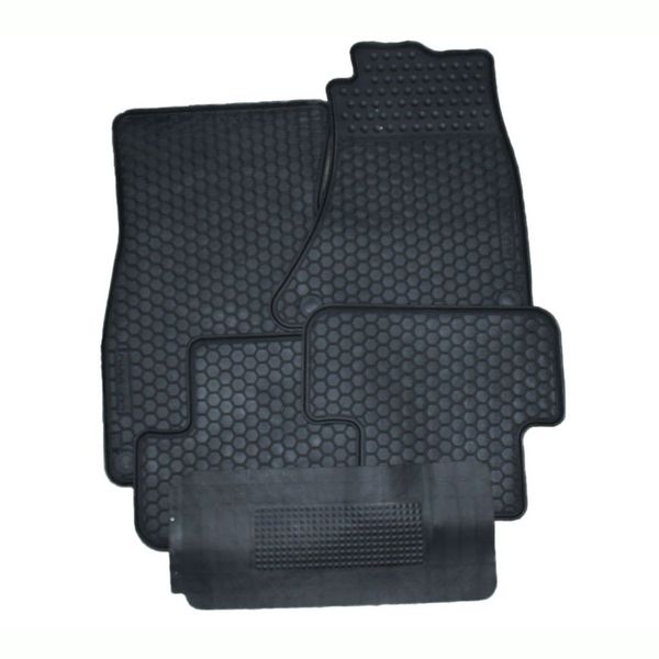 Premium Range Rubber Floormats - Black - Compatible with Mercedes C-Class