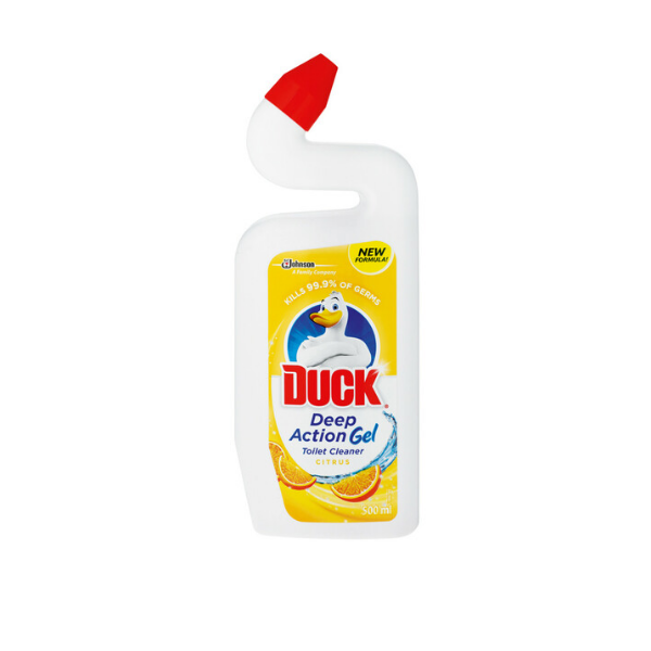 Duck Toilet Cleaner Citrus Fresh Deep Action Gel (6 x 500ml) Shop