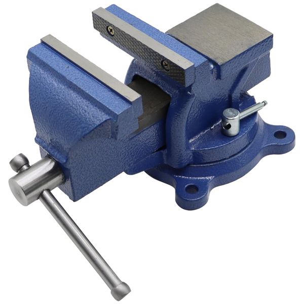 3 Inch Ductile Cast Iron Vise with Flexible 360 Swivel Locking Base