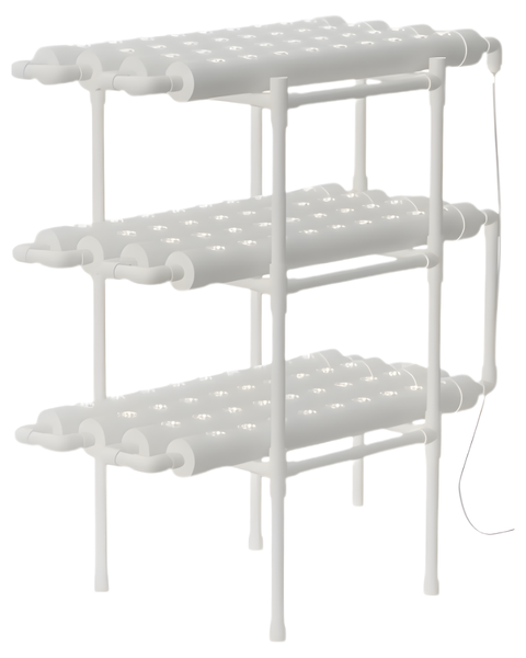 108-Hole Vertical Hydroponic Kit - 6-Layer Indoor/Outdoor