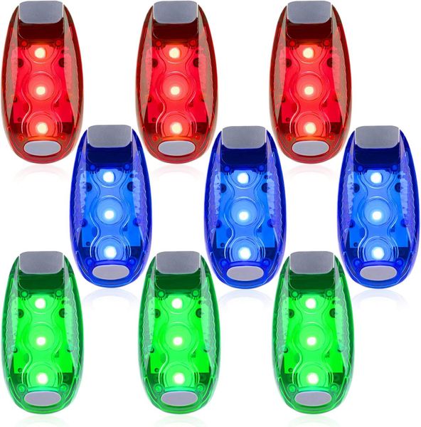 9 Pack Led Safety Light, High Visibility Strobe Used for Bicycle, Walking