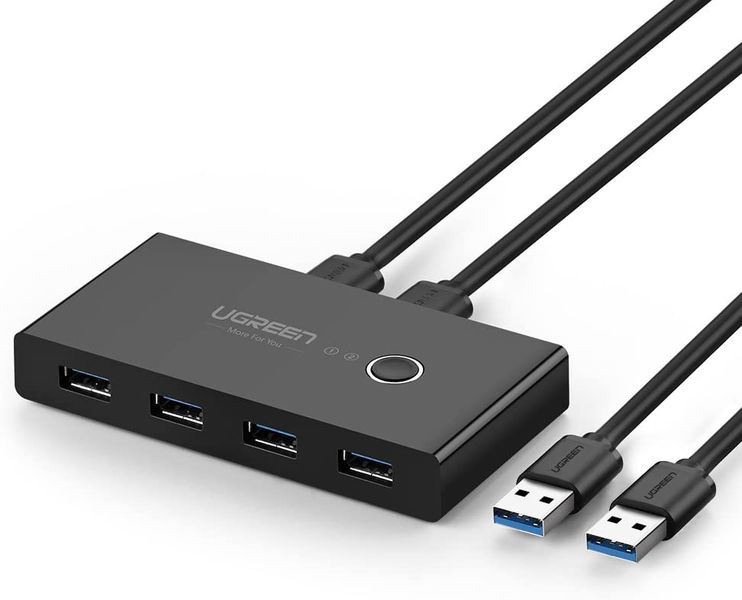 UGREEN USB 3.0 Switch, 2-in-4 Output (Parallel Import)