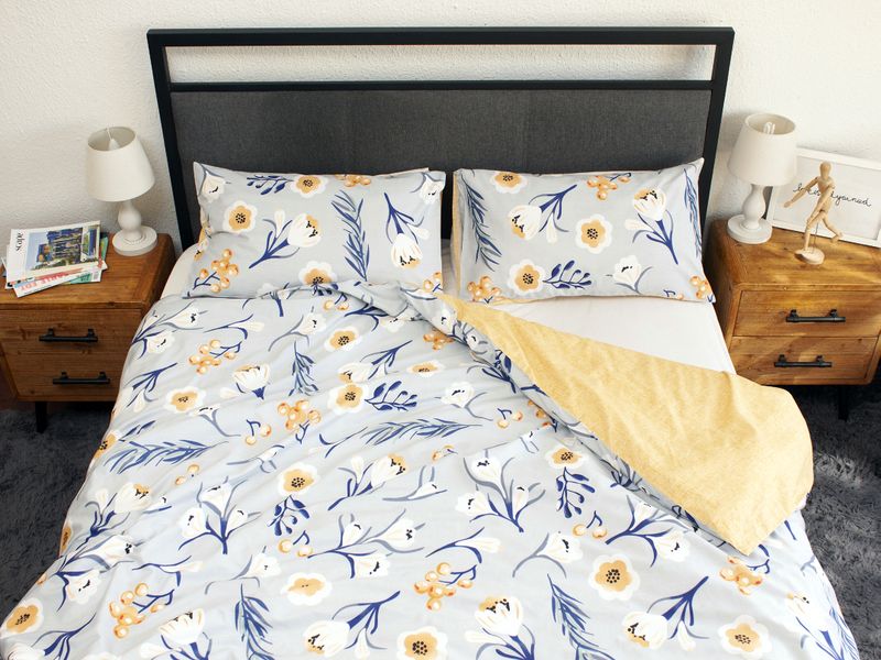 Humble Saffa - 100% Cotton Percale Duvet Cover - Spring Love