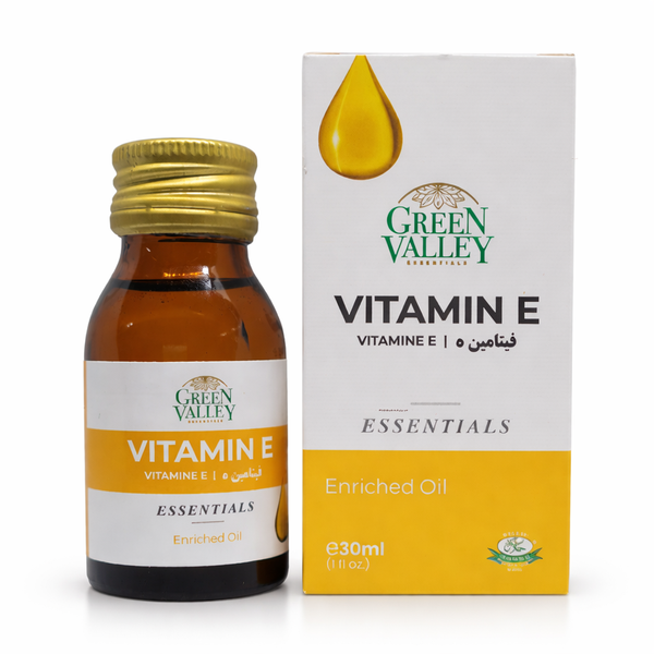 Green Valley Vitamin E Oil 30ml - Moisturising Skin Care Oil