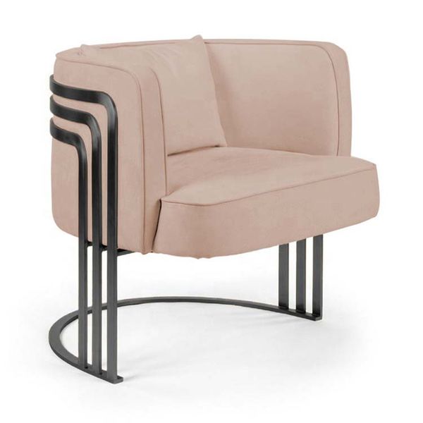 Acacia Sofa Chair Black Legs