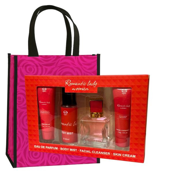 Romantic Lady Veyes Women Floral Grooming Gift Set 50ml with Gift Bag COMBO