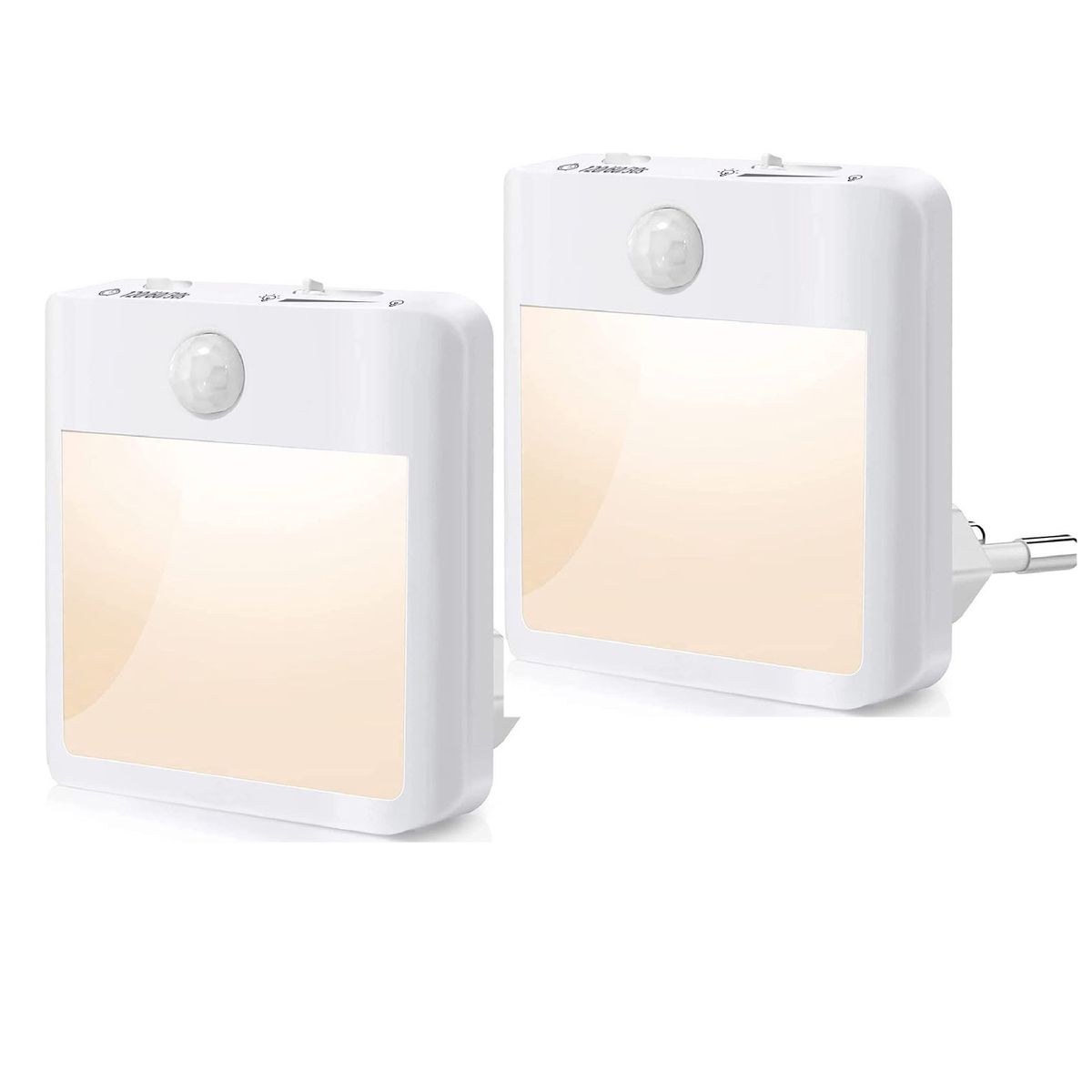 Night Light Plug in, White LED Nightlights with Smart Dusk to Dawn Sensor