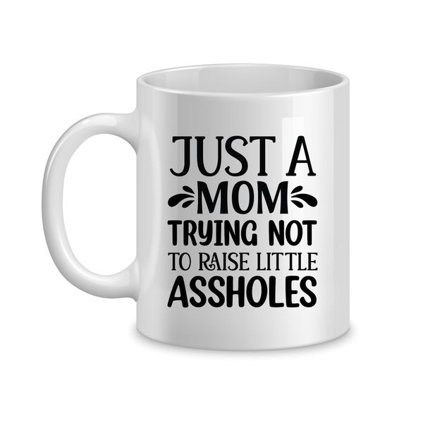 Trying Mom Coffee Mugs for Mothers Day Trendy Mom Saying Graphic Present060