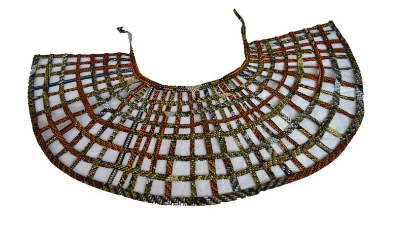 Handmade African Wax Laced Ankara Cape Web Necklace