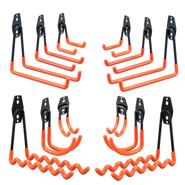Home Garage Heavy Duty Multifunctional Utility Storage Hooks 10 Set Value