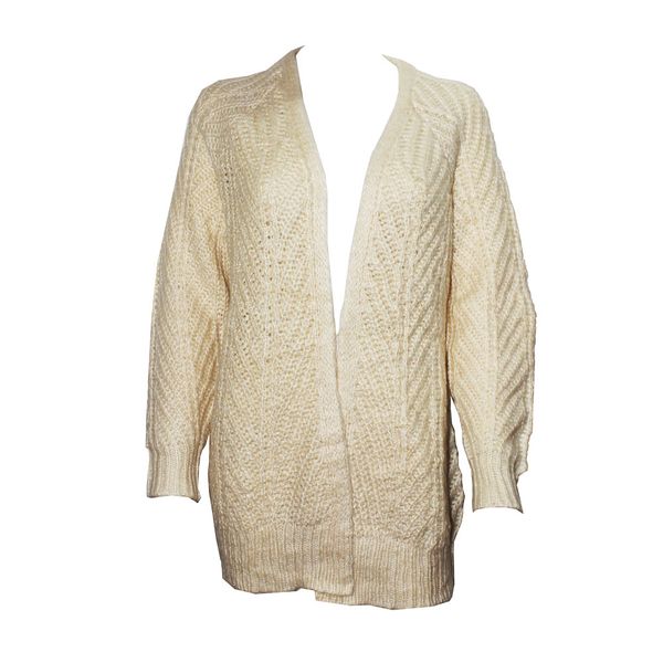 Blackcherry Chunky Knit Beige Cargidan