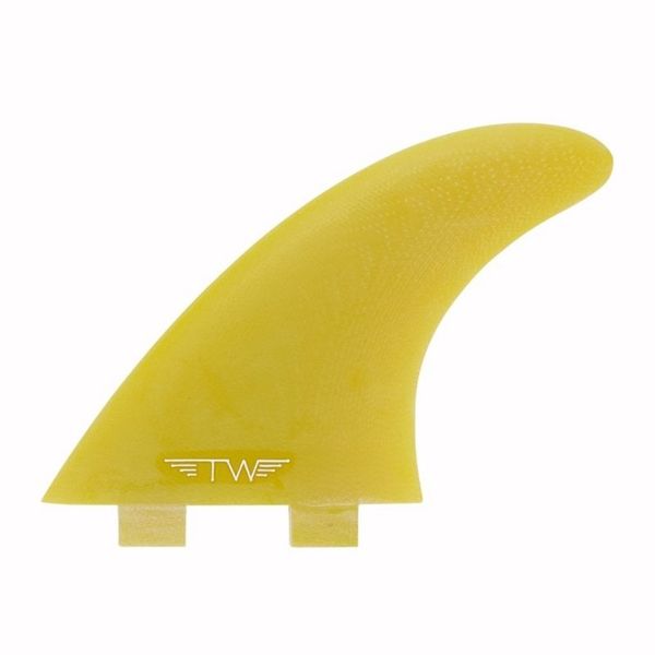 Captain Fin Tyler Warren 5 Fin Glass ST Fin Yellow