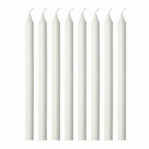 White Candles 22.5cm (Pack of 32)
