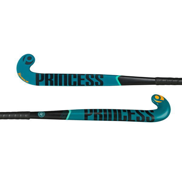 Princess Hockey 6 Star T-14 Junior Outdoor Hockey Stick - Green/Black