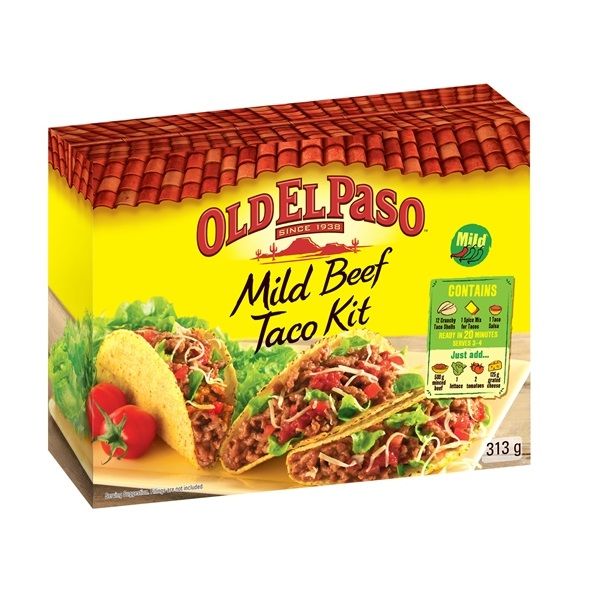 Old El Paso Mild Beef Taco Kit 308g Buy Online In South Africa 8865