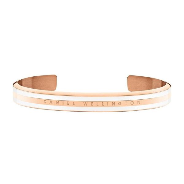 Daniel Wellington Emalie Slim Cuff Bangle - Rose Gold