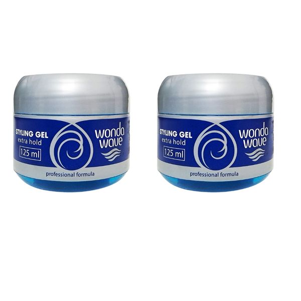 Wonda Wave - Styling Gel Extra Hold - 125ml Pack of 2