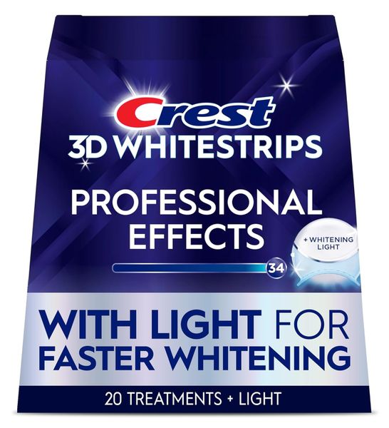 Crest Level 34 Teeth Whitening Strip - 40 Strips + LED Light