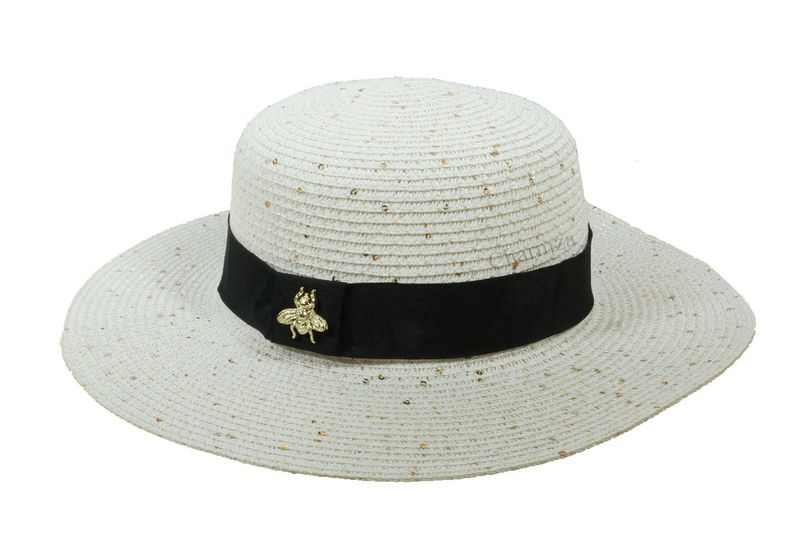 Charmza Panama Woven Hat - White