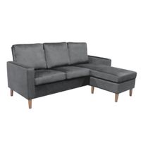 Relax Furniture - Quinn L-Shape Couch - Grey