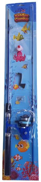 Fish X Kiddies Fishing Combo 4'6" / 1.37m - Beginner Rod and Reel Set