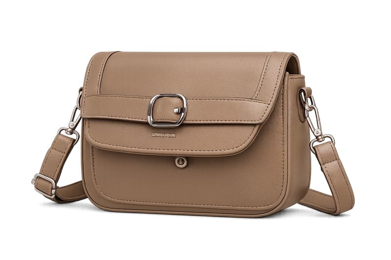 Women's Beige Crossbody Sling Bag image