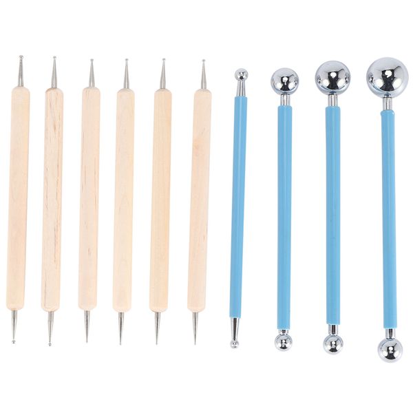 10 Piece Dotting Tools Ball Styluses for Mandala Painting,Embossing