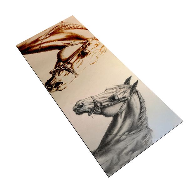 Midnight Majesty Horse Large Desk Pad By Nathan Pieterse