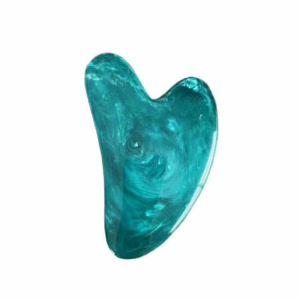 Superior Plastic Gua Sha Scraping Tool (Blue)