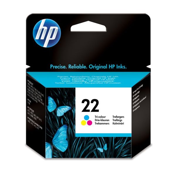 HP 22 Original Tri-color Toner Cartridge