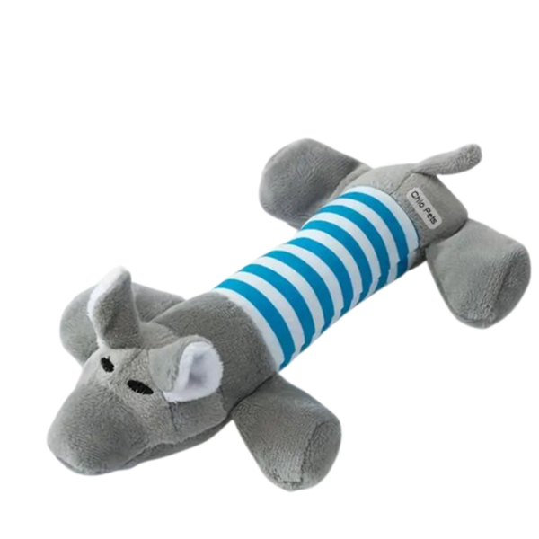 Chlo Pets Plush Squeaky Dog Toy - Interactive Chew Toy for Dogs