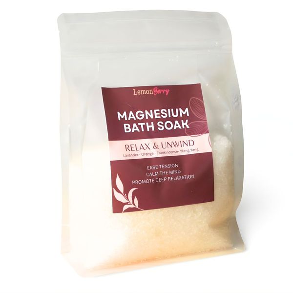 Magnesium Bath Soak 1.5kg - Relax &amp; Unwind