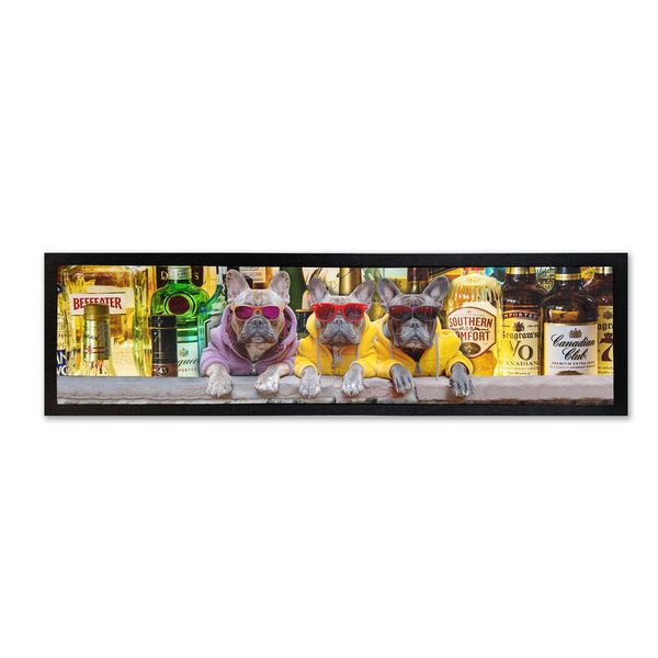 Cool Dog Bar Mat