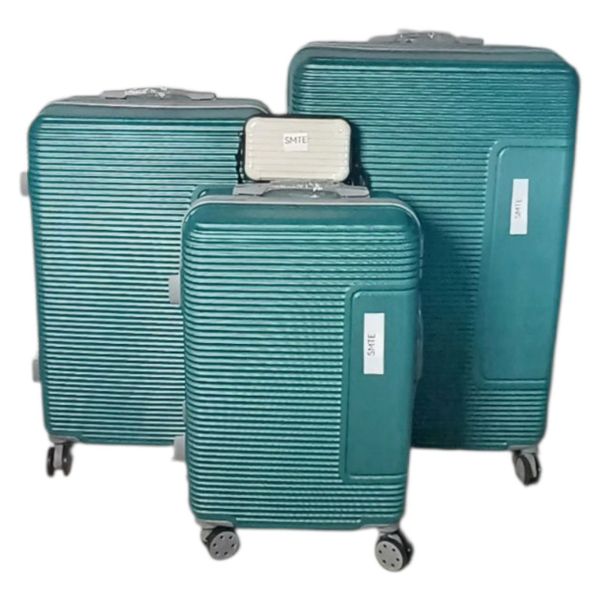 4-Piece Teal Green Hard Shell Luggage Set