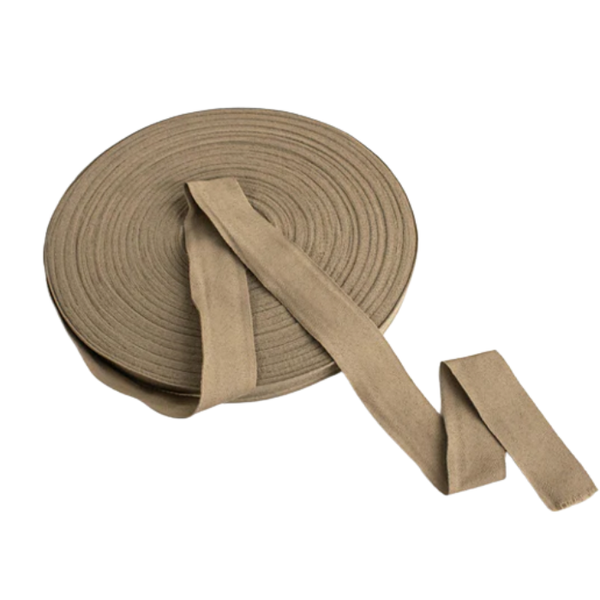 38Mm Polyester Binding - Dirt Brown