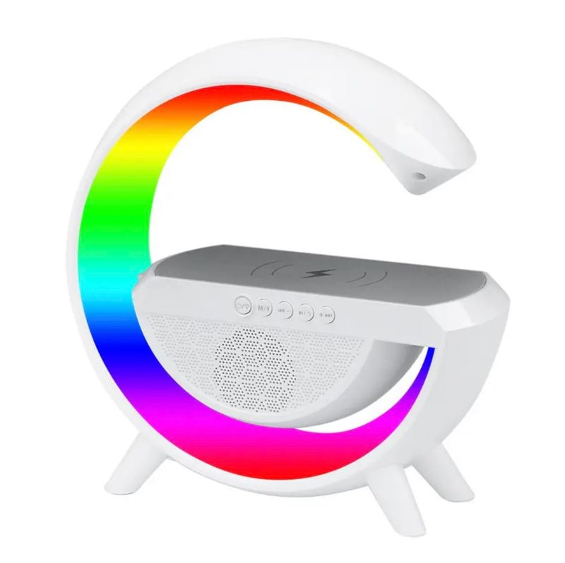 3 In 1 Rainbow Light Wireless Charger Speaker How To Use
