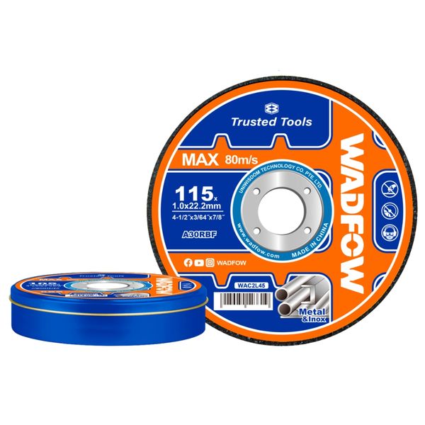 Wadfow - Metal Cutting Disc Set - 115mm x 1.0mm - 15Pce