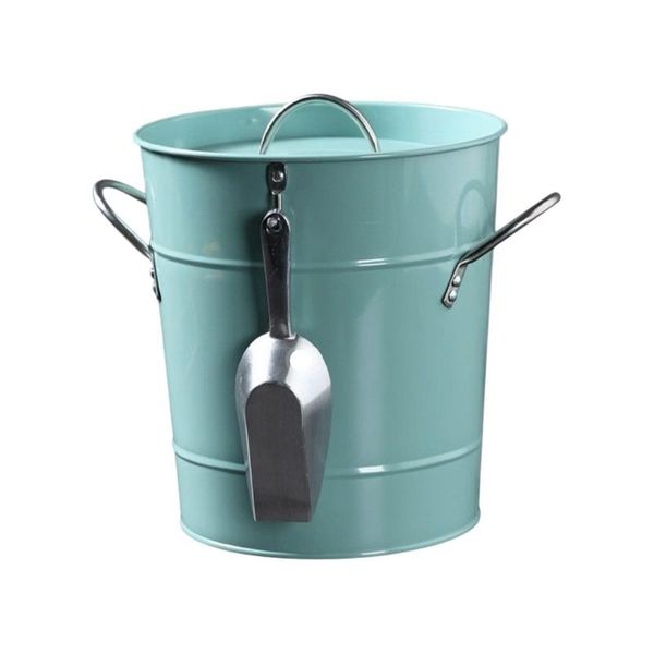 Home Picnic Outdoor Galvanized Ice Bucket with Ice Shovel
