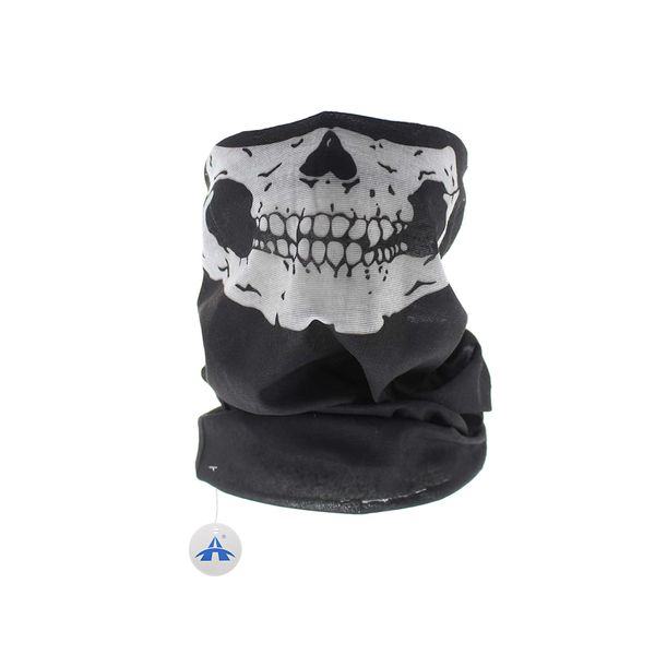 ALANES Breathable Seamless Skull Face Mask Riding Face Cover Headwear