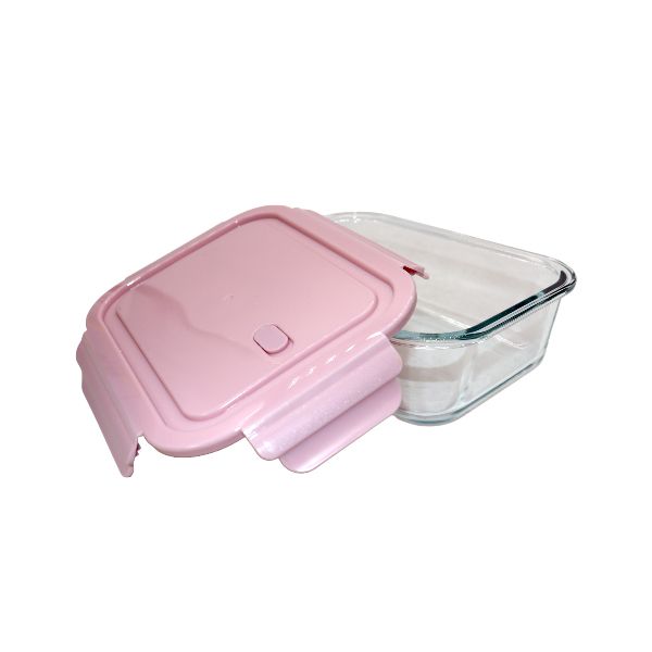 Borosilicate Glass Rectangle Lunch Box 1040ML - 20 x 15 x 7CM