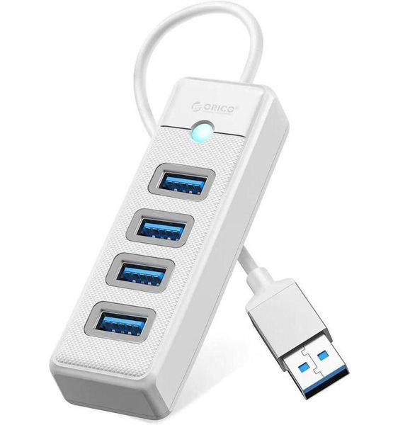 ORICO 4-Port USB 3.0 Hub - USB-A Splitter, 5Gbps Transfer Speed, 15cm Cable