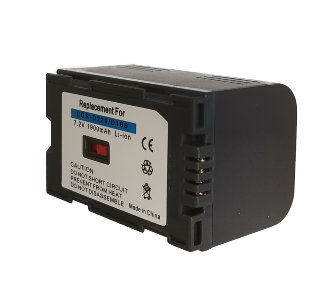 Camera Battery for Panasonic AG-DVC15 &amp; HITACHI DZ-MV200A etc- 1900mAh