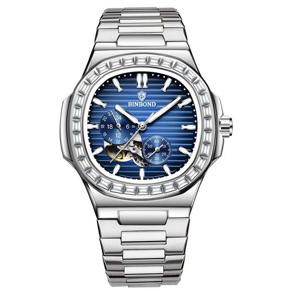 Men's Luminous Automatic Mechanical Watch Business Casual Wristwatch