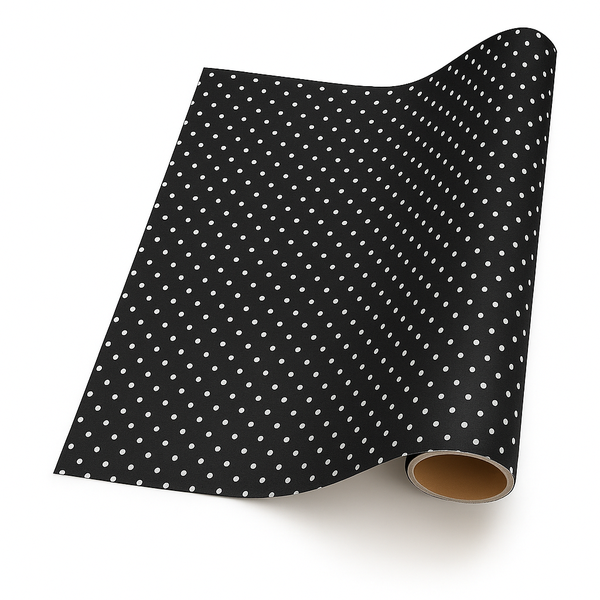 Gift Wrapping Paper 5m Roll - Timeless and versatile Spot Designs and Print