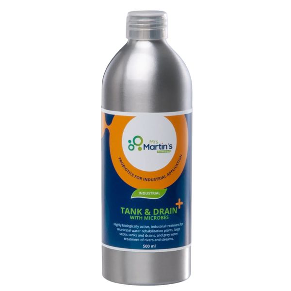 Mrs Martin's Probiotic Tank &amp; Drain Plus 500ml - Suitable for Septic Tanks